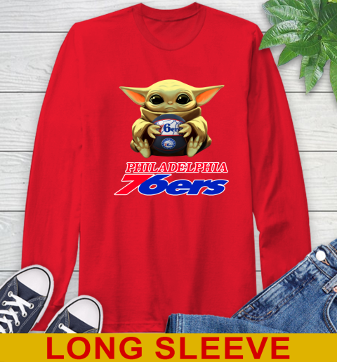 NBA Basketball Philadelphia 76ers Star Wars Baby Yoda Shirt 67