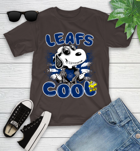 NHL Hockey Toronto Maple Leafs Cool Snoopy Shirt Youth T-Shirt 6