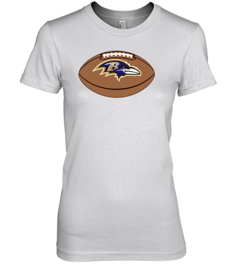 Baltimore Ravens Ball Premium Women's T-Shirt