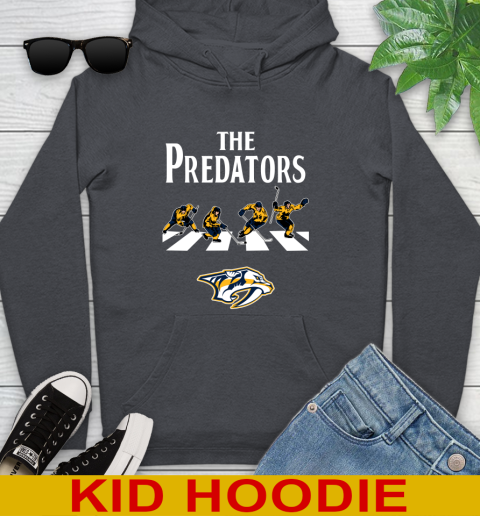 NHL Hockey Nashville Predators The Beatles Rock Band Shirt Youth Hoodie 9