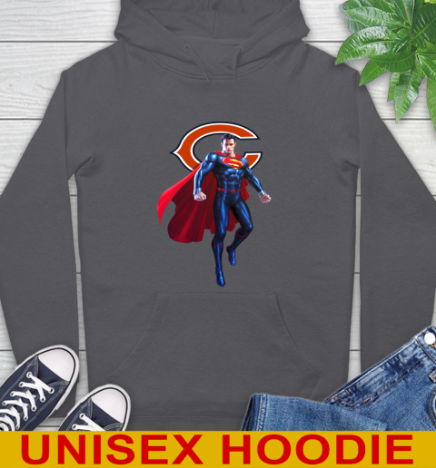 NFL Superman DC Sports Football Chicago Bears Hoodie 7