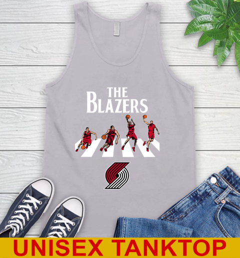 NBA Basketball Portland Trail Blazers The Beatles Rock Band Shirt Tank Top 3