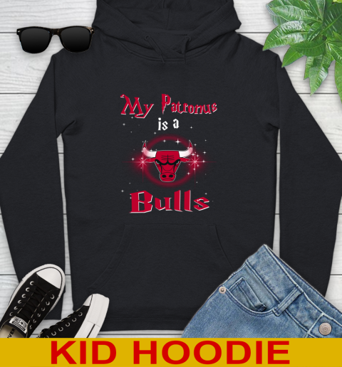 NBA Basketball Harry Potter My Patronus Is A Chicago Bulls Youth Hoodie