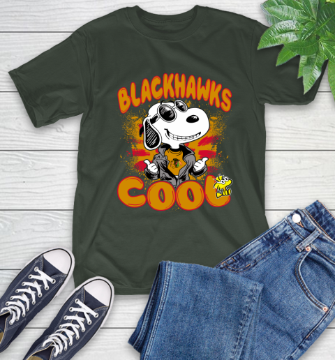 NHL Hockey Chicago Blackhawks Cool Snoopy Shirt T-Shirt 6