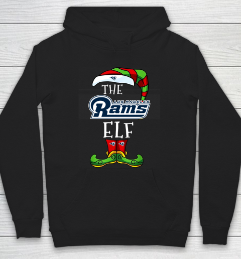 Los Angeles Rams Christmas ELF Funny NFL Hoodie