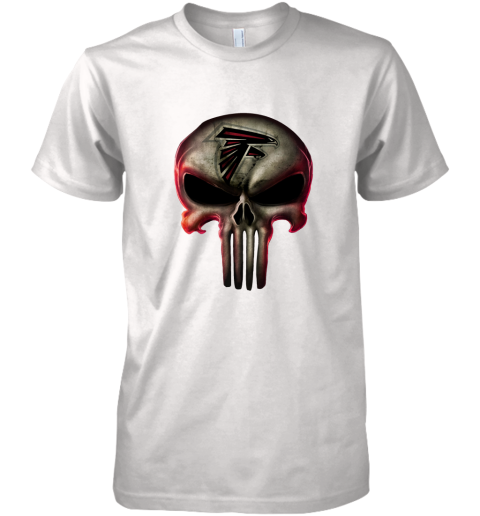 Atlanta Falcons The Punisher Mashup Football Premium Men's T-Shirt