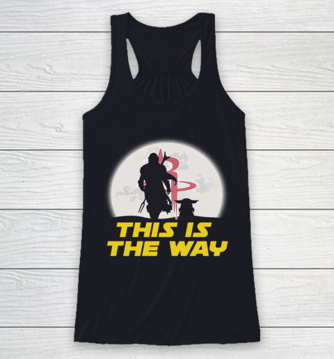 Houston Rockets NBA Basketball Star Wars Yoda And Mandalorian This Is The Way Racerback Tank 7