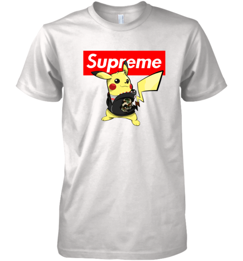 Funny Pikachu Supreme Premium Men's T-Shirt