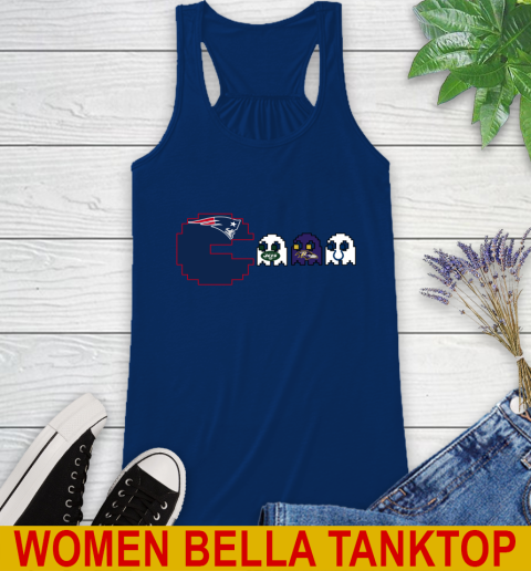 New England Patriots NFL Football Pac Man Champion Racerback Tank 10 New England Patriots NFL Football Pac Man Champion Racerback Tank - Image 10