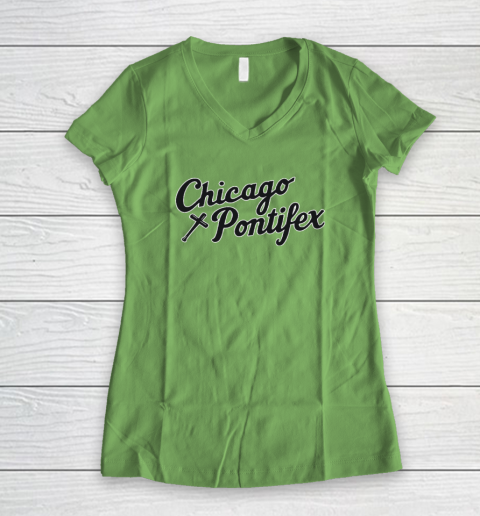 Chicago Pontifex Women's V-Neck T-Shirt 4
