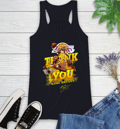 Great Thank you Kobe Bryant Los Angeles Lakers signature shirt 43