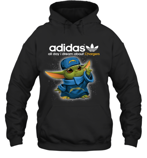 Baby Yoda Adidas All Day I Dream About Los Angeles Chargers