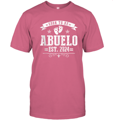Gender Reveal Soon to be Abuelo Est 2024 Fathers Day Gifts T-Shirt ...