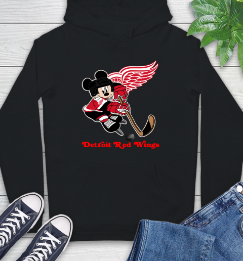 NHL Detroit Red Wings Mickey Mouse Disney Hockey T Shirt Hoodie 2