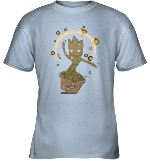 9yuq baby groot dancing to music guardians of the galaxy shirts youth t shirt 26 front light blue