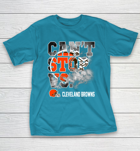 NFL Cleveland Browns Can't Stop Vs T-Shirt 7