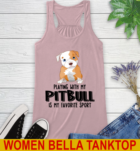 Playing with my pitbull is my favorite sport 42