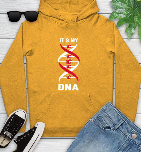 Calgary Flames NHL Hockey It's My DNA Sports Youth Hoodie 2