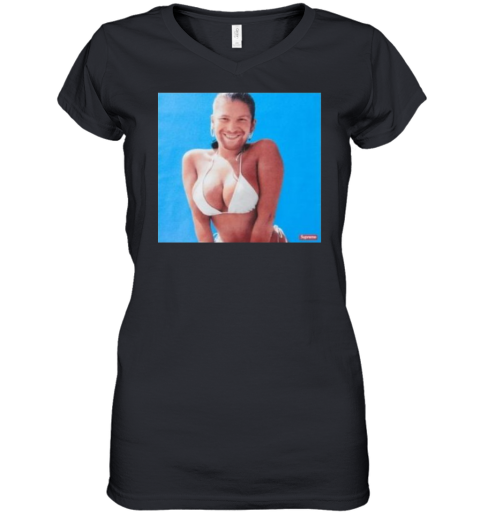 2025 Supreme Aphex Twin Windowlicker Women's V-Neck T-Shirt