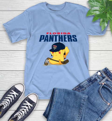 NHL Pikachu Hockey Sports Florida Panthers T-Shirt 11