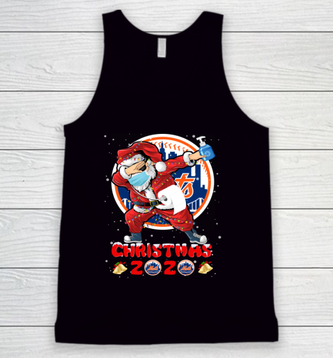New York Mets Funny Santa Claus Dabbing Christmas 2020 MLB Tank Top