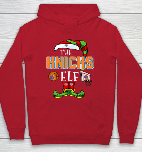 New York Knicks Christmas ELF Funny NBA Hoodie 7