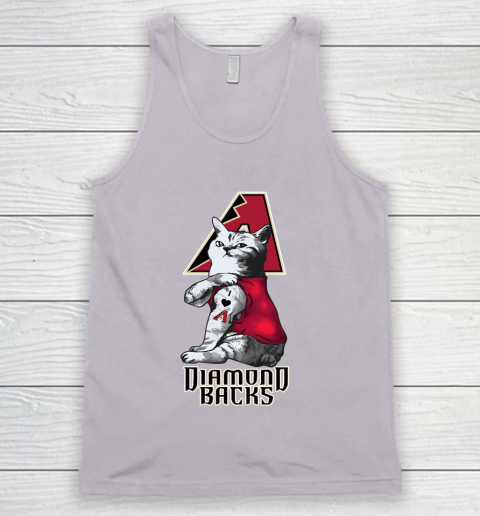 MLB Baseball My Cat Loves Arizona Diamondbacks Tank Top 3