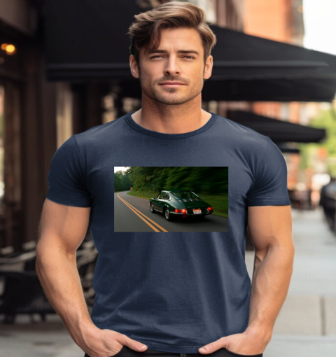 mhzq the vintage retro 912 racing classic t shirt 2 front navy