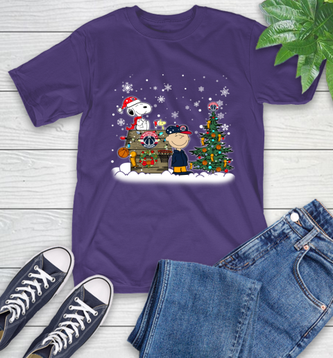 Washington Wizards NBA Basketball Christmas The Peanuts Movie Snoopy Championship T-Shirt 5