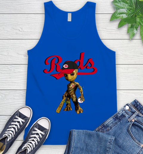 MLB Cincinnati Reds Groot Guardians Of The Galaxy Baseball Tank Top 5