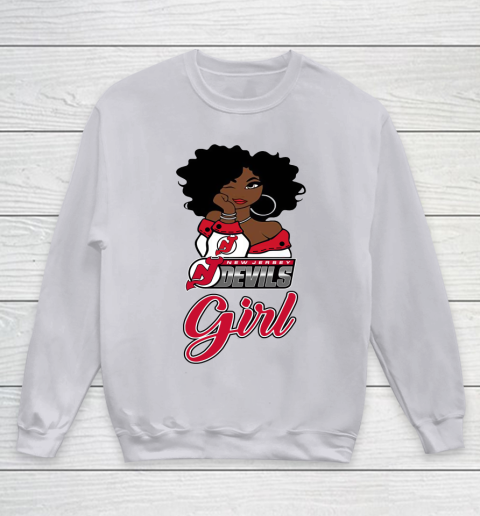 New Jersey Devils Girl NHL Youth Sweatshirt 4
