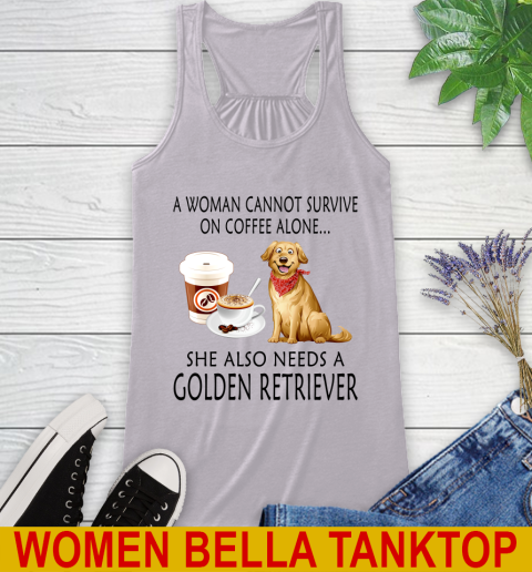 Women cannot survive on coffee alone she also need a GOLDEN tshirt 39