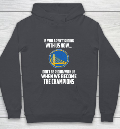 NBA Golden State Warriors Basketball We Become The Champions Youth Hoodie 5