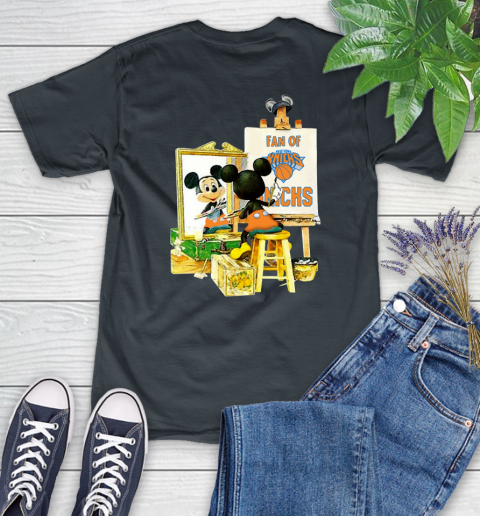 NBA Basketball New York Knicks Mickey Drawing Shirt 87