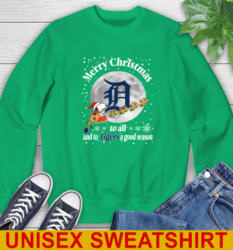 Detroit Tigers Merry Christmas To All And To Tigers A Good Season MLB Baseball Sports Sweatshirt 8