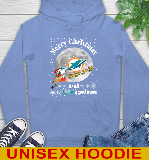 Miami Dolphins Merry Christmas To All And To Dolphins A Good Season NFL Football Sports Hoodie 11