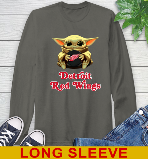 NHL Hockey Detroit Red Wings Star Wars Baby Yoda Shirt 65