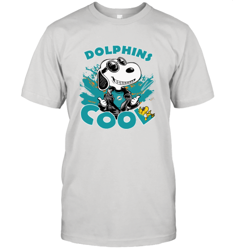 Miami Dolphins Snoopy Joe Cool We're Awesome Shirts