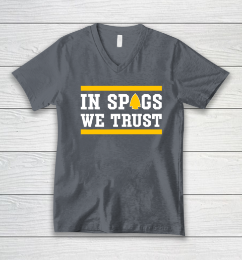 KC In Spags We Trust V-Neck T-Shirt 3