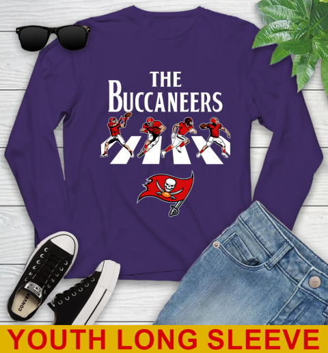 NFL Football Tampa Bay Buccaneers The Beatles Rock Band Shirt Youth Long Sleeve 4
