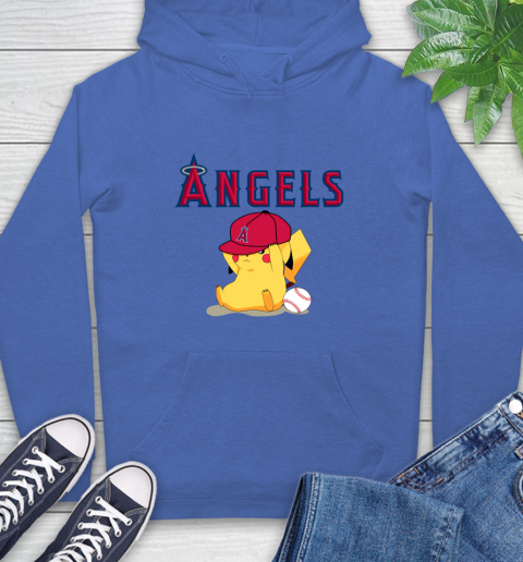 MLB Pikachu Baseball Sports Los Angeles Angels Hoodie 9