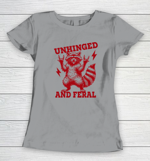 Unhinged And Feral Raccoon Women's T-Shirt 3