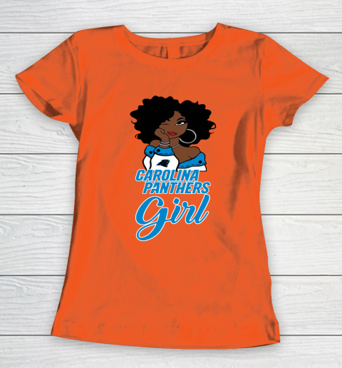 Carolina Panthers Girl NFL Women's T-Shirt 5