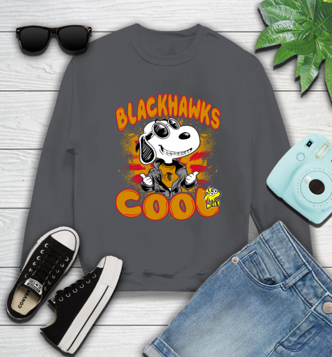 NHL Hockey Chicago Blackhawks Cool Snoopy Shirt Sweatshirt 6