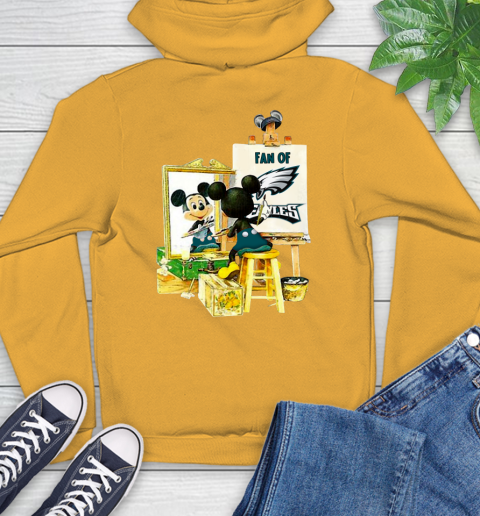 NFL Football Philadelphia Eagles Mickey Drawing Shirt 14