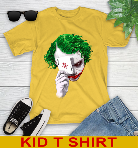 Houston Rockets NBA Basketball Joker Card Shirt Youth T-Shirt 9