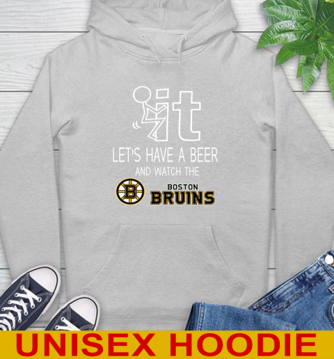 Boston Bruins Hockey NHL Let's Have A Beer And Watch Your Team Sports Hoodie 6