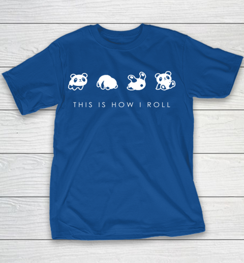 THIS IS HOW I ROLL Panda Funny Shirt Youth T-Shirt 6