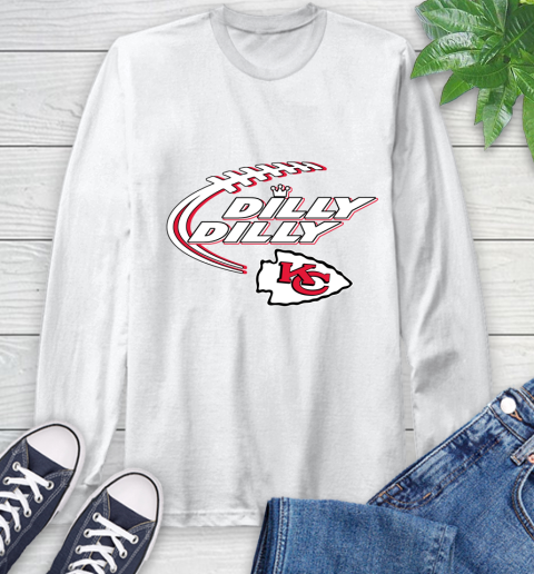 NFL Kansas City Chiefs Dilly Dilly Football Sports Long Sleeve T-Shirt