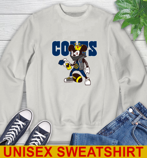 Indianapolis Colts NFL Football Mickey Peace Sign Sports Sweatshirt 12